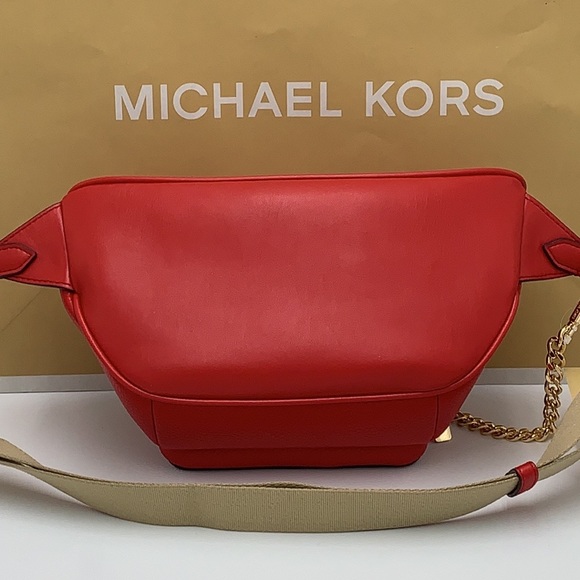 MICHAEL KORS 
Maisie Large Pebbled Leather 2-in-1 Waistpack Fannypack Belt Bag - Picture 11 of 16